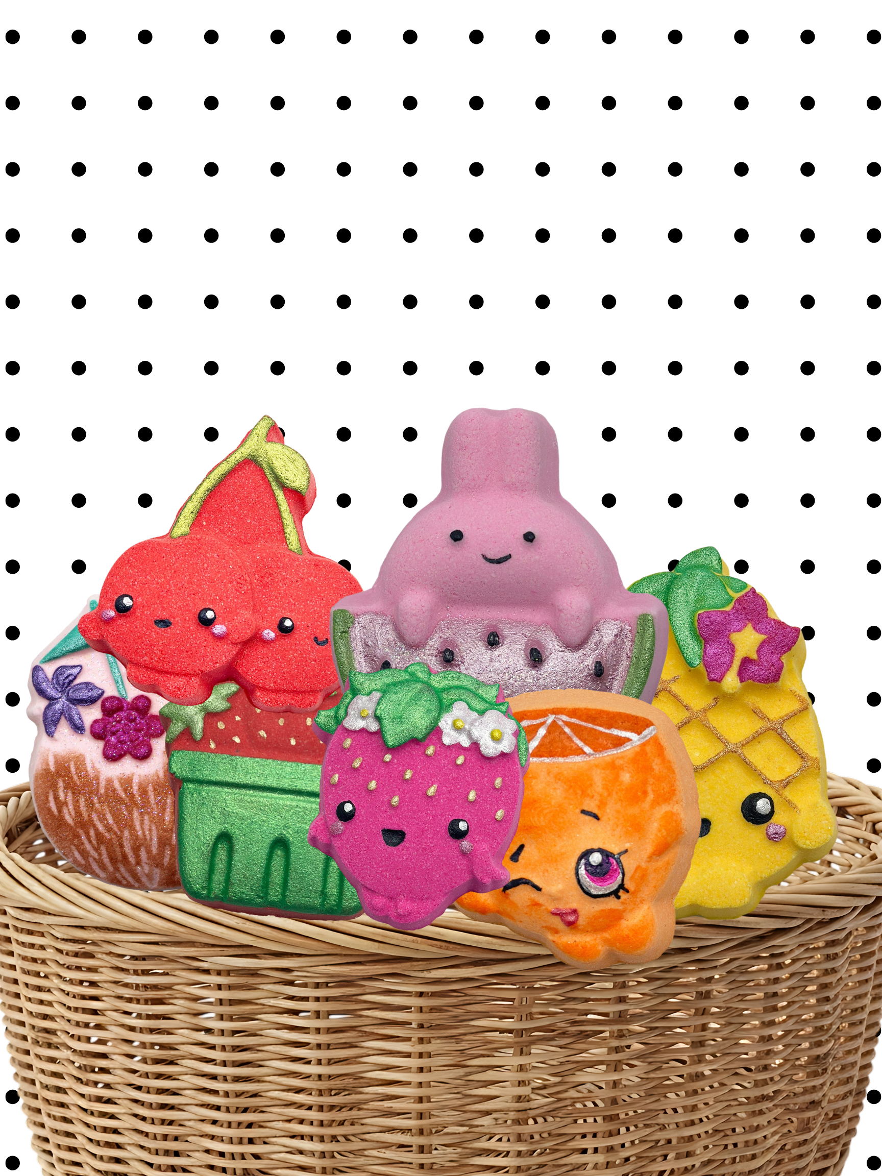 Assorted Fruit Basket Bath Bombs