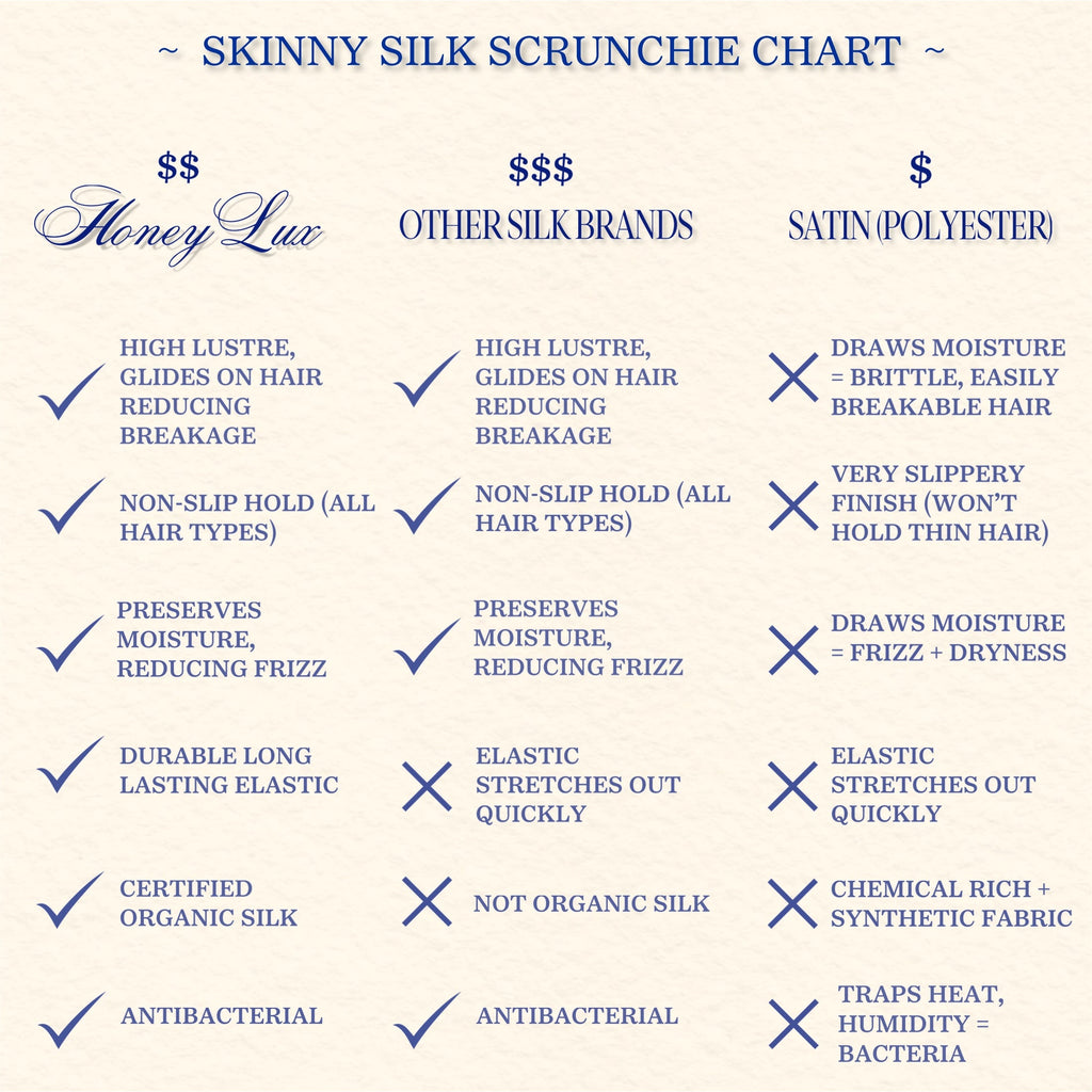 Skinny Silk Scrunchie