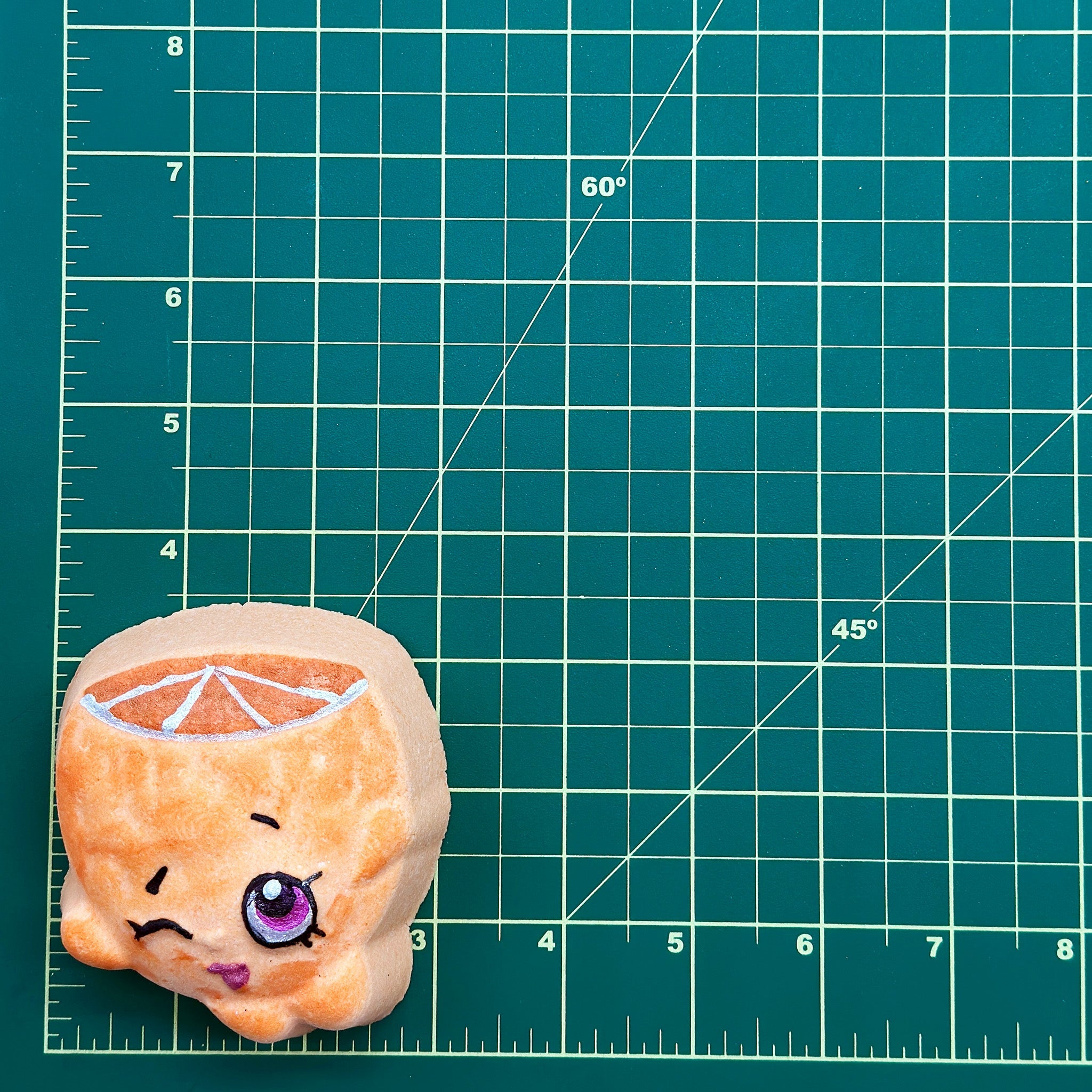 Orange With Face Bath Bomb